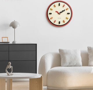 FunTime | Creative and playful 3D Nordic multicoloured wall clock