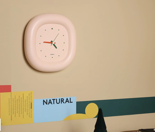 CloudClock | Modern minimalist pastel bubble clock